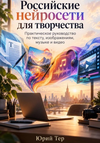 Российские нейросети для творчества - практическое руководство по тексту, изображениям, музыке и видео. Юрий Тер