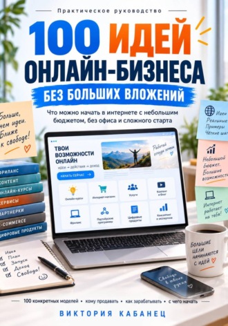 100 ИДЕЙ ОНЛАЙН-БИЗНЕСА БЕЗ БОЛЬШИХ ВЛОЖЕНИЙ. Виктория Кабанец
