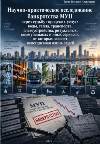 Виталий Троян. Научно-практическое исследование банкротства МУП через судьбу городских услуг