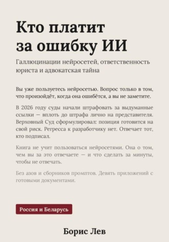 Кто платит за ошибку ИИ. 