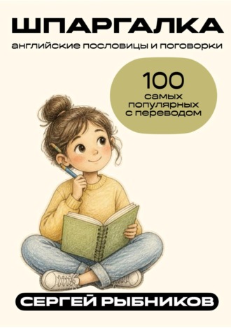 Сергей Рыбников. Английские пословицы и поговорки: 100 самых популярных с переводом. Шпаргалка