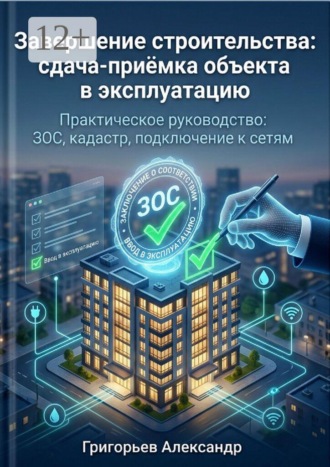 Завершение строительства: сдача-приёмка объекта в эксплуатацию. Практическое руководство: ЗОС, кадастр, подключение к сетям. Александр Степанович Григорьев