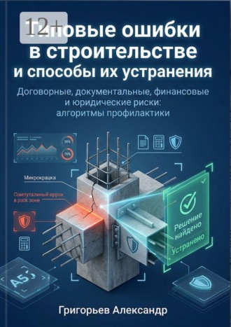 Типовые ошибки в строительстве и способы их устранения. Договорные, документальные, финансовые и юридические риски: алгоритмы профилактики. Александр Степанович Григорьев