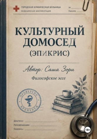 Саша Зори. КУЛЬТУРНЫЙ ДОМОСЕД (ЭПИКРИС) Культурный домосед (Эпиксир)