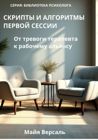 Скрипты и алгоритмы первой сессии: от тревоги терапевта к рабочему альянсу. Майя Версаль