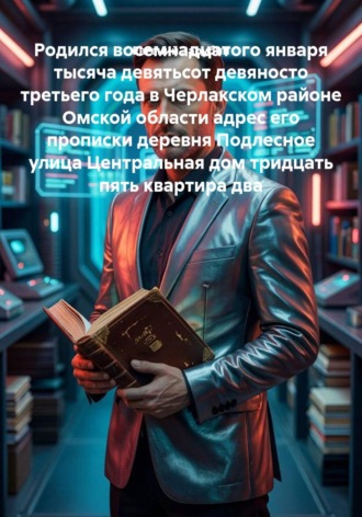 Родился восемнадцатого января тысяча девятьсот девяносто третьего года в Черлакском районе Омской области адрес его прописки деревня Подлесное улица Центральная дом тридцать пять квартира два. Евгений Зарубин