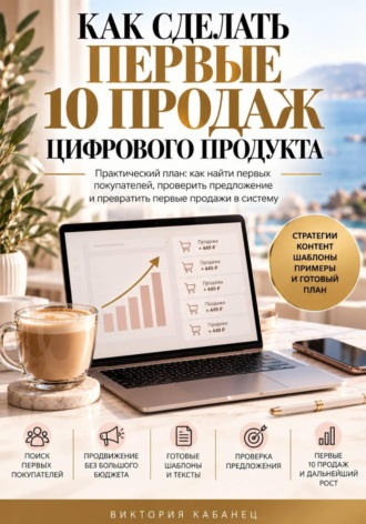 Виктория Кабанец. Как сделать первые 10 продаж цифрового продукта