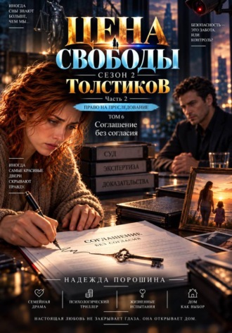 ЦЕНА СВОБОДЫ. СЕЗОН 2. Толстиков. Часть 2. Право на преследование. Том 6. Соглашение без согласия. Надежда Александровна Порошина