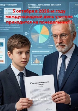 Евгений Зарубин. 5 октября в 2026-м году международный день учителя приходится на понедельник!!!