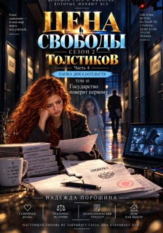 ЦЕНА СВОБОДЫ. СЕЗОН 2. Толстиков. Часть 4. Папка доказательств. Том 10. Государство поверит первому. Надежда Александровна Порошина