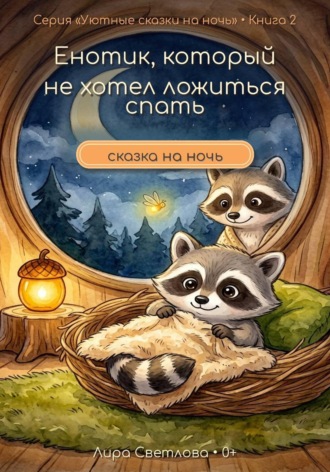 Енотик, который не хотел ложиться спать. Сказка на ночь. 