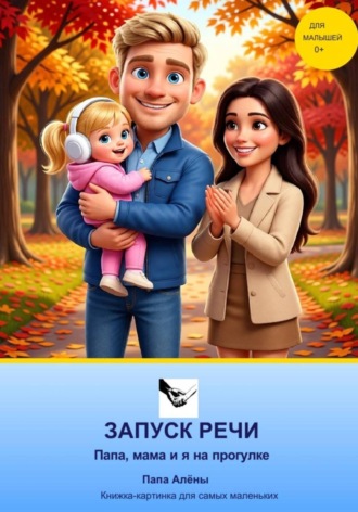 Папа Алёны. Запуск речи. Папа, мама и я на прогулке.