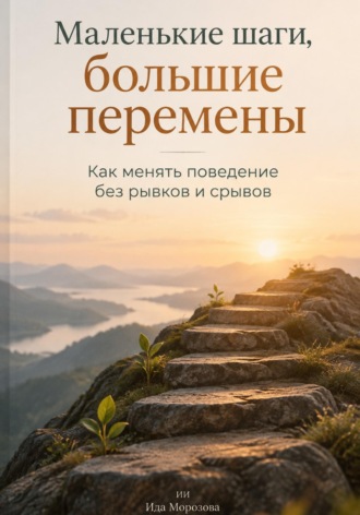 Ида Морозова. Маленькие шаги, большие перемены. Как менять поведение без рывков и срывов
