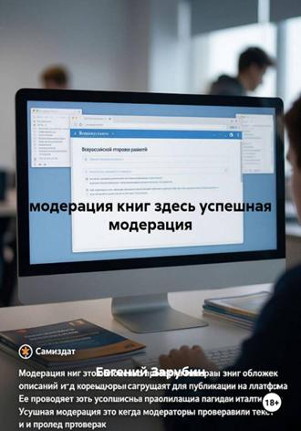 Евгений Зарубин. модерация книг здесь успешная модерация