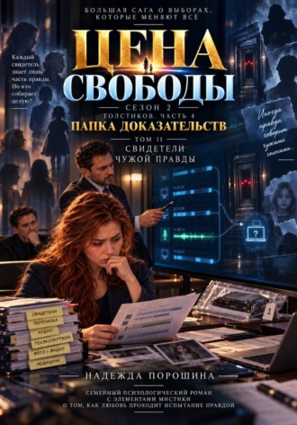 Цена свободы. Сезон 2. Толстиков. Часть 4. Папка доказательств. Том 11. Свидетели чужой правды. Надежда Александровна Порошина