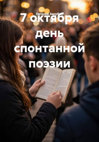 Евгений Зарубин. 7 октября день спонтанной поэзии