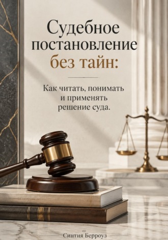 Судебное постановление без тайн: Как читать, понимать и применять решение суда. Синтия Берроуз
