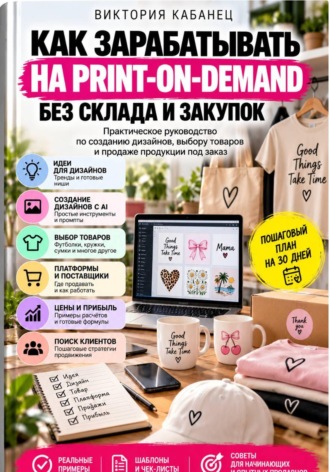 Виктория Кабанец. Как зарабатывать на Print-on-Demand без склада и закупок