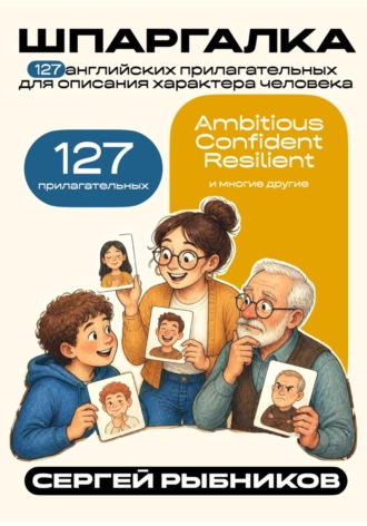 127 английских прилагательных для описания характера человека. Шпаргалка. Сергей Рыбников