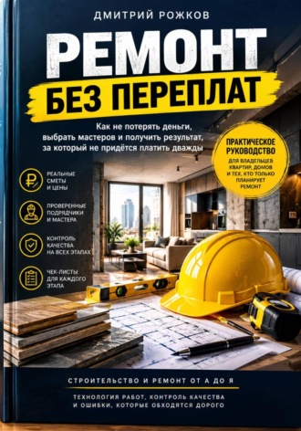 Ремонт без переплат. Полное руководство Как организовать ремонт, контролировать расходы и не переделывать работу. ДМИТРИЙ РОЖКОВ
