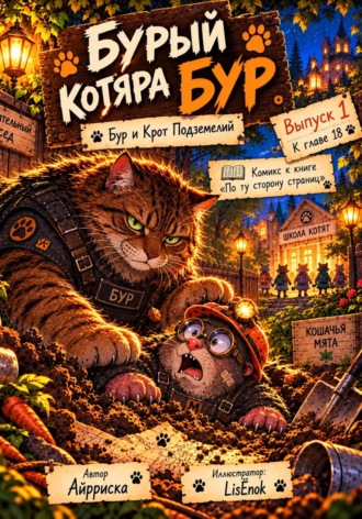 Бурый котяра Бур. Бур и Крот подземелий. 