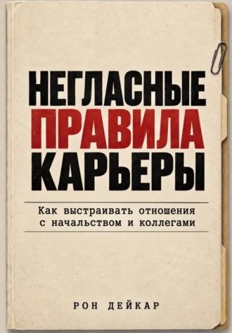 Негласные правила карьеры. Как выстраивать отношения с начальством и коллегами. Рон Дейкар