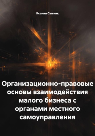 Организационно-правовые основы взаимодействия малого бизнеса с органами местного самоуправления. 