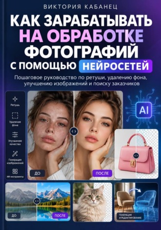 Виктория Кабанец. Как зарабатывать на обработке фотографий с помощью нейросетей