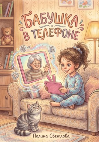 Бабушка в телефоне. 