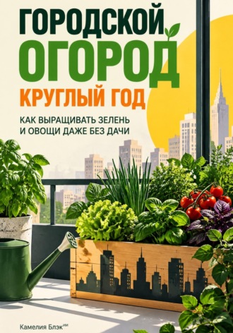 Камелия Блэк. Городской огород круглый год: Как выращивать зелень и овощи даже без дачи