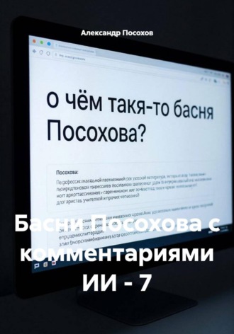 Александр Посохов. Басни Посохова с комментариями ИИ - 7