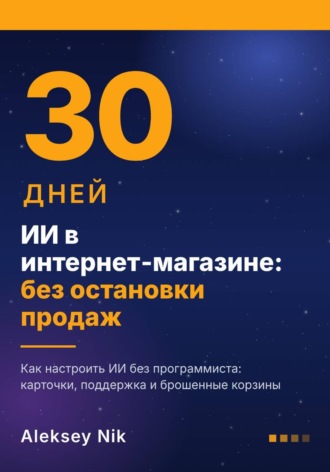 Aleksey Nik. ИИ в интернет-магазине: 30 дней без остановки продаж