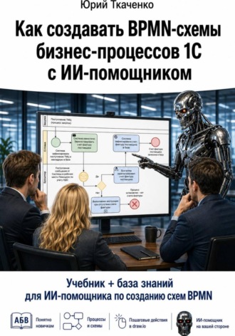 Как создавать BPMN-схемы бизнес-процессов 1С с ИИ-помощником. Юрий Ткаченко