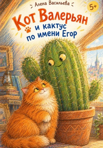 Кот Валерьян и кактус по имени Егор. Алена Васильева