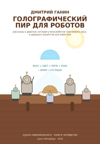 Голографический пир для роботов. Рассказы о девочке, которая учила роботов чувствовать вкус, и двадцать рецептов для взрослых. Дмитрий Ганин