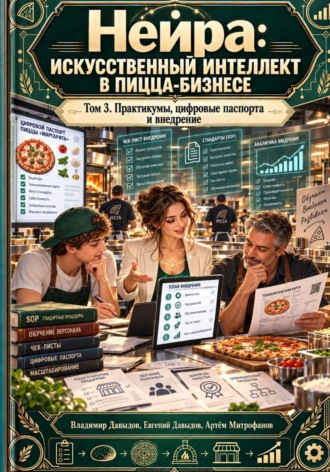 Владимир Давыдов. Нейра: искусственный интеллект в пицца-бизнесе том 3. Практикумы, цифровые паспорта и внедрение